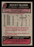 1977 Topps #281 Rocky Bleier Ex-Mint  ID: 502768