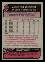 1977 Topps #282 John Zook Ex-Mint  ID: 502771