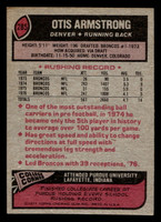 1977 Topps #285 Otis Armstrong Ex-Mint  ID: 502782