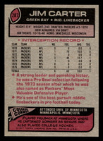 1977 Topps #287 Jim Carter Near Mint  ID: 502789