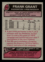 1977 Topps #289 Frank Grant Near Mint  ID: 502796