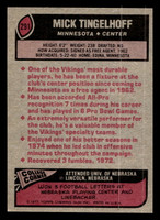 1977 Topps #291 Mick Tingelhoff Near Mint  ID: 502806