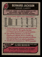 1977 Topps #292 Bernard Jackson Ex-Mint  ID: 502812