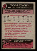 1977 Topps #293 Tom Owen Near Mint RC Rookie 
