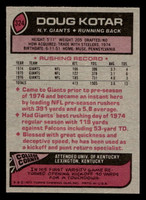 1977 Topps #324 Doug Kotar Near Mint 