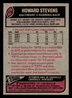 1977 Topps #328 Howard Stevens Near Mint+  ID: 502925