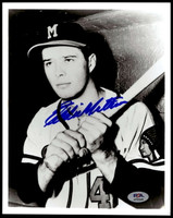 Eddie Mathews 8x10 Photo Signed PSA/DNA Authenticated Braves Autographed
