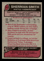 1977 Topps #337 Sherman Smith Near Mint RC Rookie  ID: 503209