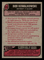1977 Topps #344 Bob Kowalkowski Near Mint  ID: 503225