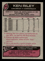 1977 Topps #365 Ken Riley Near Mint  ID: 503287