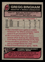 1977 Topps #366 Gregg Bingham Ex-Mint  ID: 503292