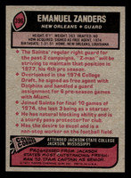 1977 Topps #396 Emanuel Zanders Near Mint  ID: 503411