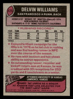 1977 Topps #425 Delvin Williams Near Mint RC Rookie  ID: 503523