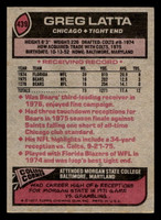 1977 Topps #439 Greg Latta Ex-Mint  ID: 503582