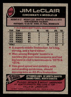 1977 Topps #449 Jim Leclair Near Mint  ID: 503621