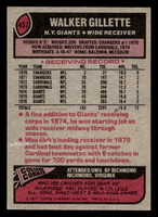1977 Topps #457 Walker Gillette Ex-Mint 