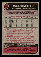 1977 Topps #457 Walker Gillette Near Mint  ID: 503655