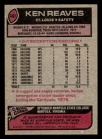 1977 Topps #461 Ken Reaves Near Mint  ID: 503668