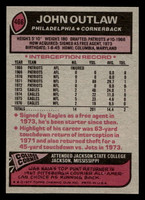 1977 Topps #466 John Outlaw Near Mint  ID: 503689
