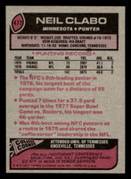 1977 Topps #477 Neil Clabo Near Mint  ID: 503732