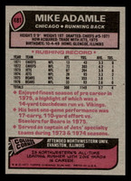 1977 Topps #481 Mike Adamle Near Mint  ID: 503745