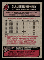 1977 Topps #484 Claude Humphrey Near Mint  ID: 503760