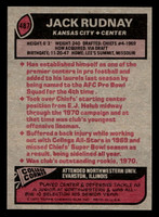 1977 Topps #487 Jack Rudnay Near Mint  ID: 503771