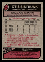 1977 Topps #494 Otis Sistrunk Ex-Mint  ID: 503801