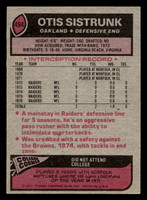 1977 Topps #494 Otis Sistrunk Ex-Mint  ID: 503802