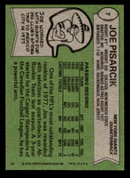 1978 Topps #7 Joe Pisarcik Near Mint  ID: 503970