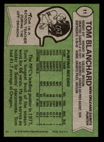 1978 Topps #11 Tom Blanchard Near Mint  ID: 503985