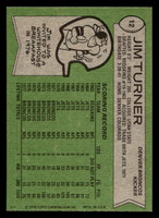 1978 Topps #12 Jim Turner Near Mint  ID: 503989
