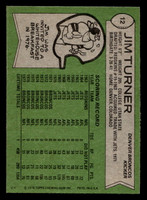 1978 Topps #12 Jim Turner Near Mint  ID: 503990