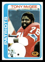 1978 Topps #16 Tony McGee Ex-Mint  ID: 504007