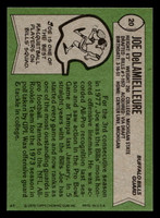 1978 Topps #20 Joe Delamielleure Near Mint  ID: 504025