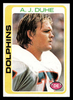 1978 Topps #22 A.J. Duhe Ex-Mint RC Rookie  ID: 504035
