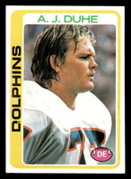 1978 Topps #22 A.J. Duhe Ex-Mint RC Rookie  ID: 504036