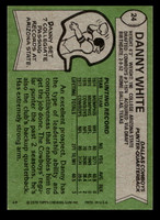 1978 Topps #24 Danny White Ex-Mint  ID: 504046