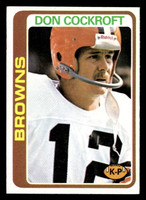 1978 Topps #33 Don Cockroft Near Mint  ID: 504085