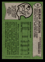 1978 Topps #38 Wilbur Jackson Near Mint  ID: 504107