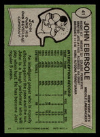 1978 Topps #41 John Ebersole Near Mint  ID: 504115