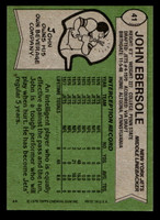 1978 Topps #41 John Ebersole Ex-Mint  ID: 504117