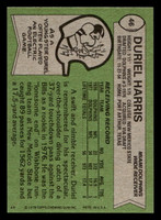 1978 Topps #46 Duriel Harris Near Mint+  ID: 504141