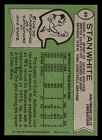 1978 Topps #49 Stan White Near Mint  ID: 504153