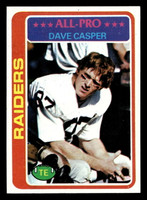 1978 Topps #50 Dave Casper Very Good 