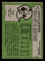 1978 Topps #50 Dave Casper Very Good 