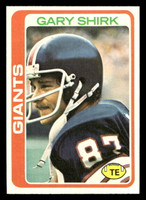 1978 Topps #54 Gary Shirk Near Mint+  ID: 504180