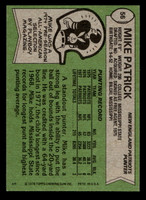 1978 Topps #56 Mike Patrick Near Mint  ID: 504189