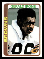 1978 Topps #73 Gerald Irons Near Mint  ID: 504261