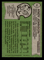 1978 Topps #76 Andy Johnson Near Mint  ID: 504272